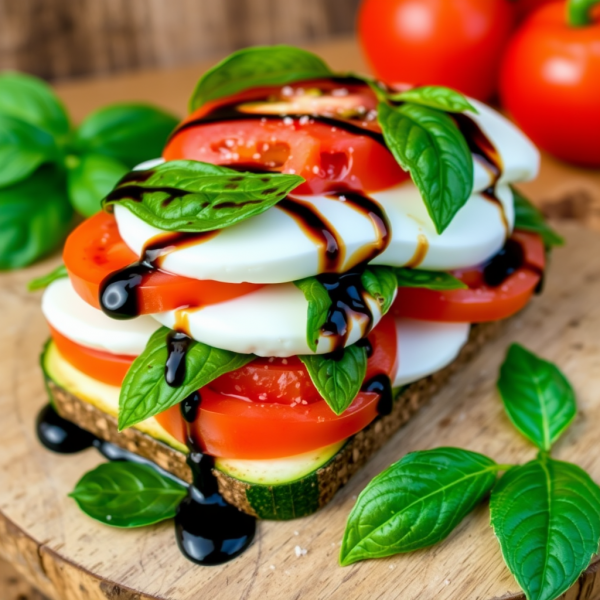 Italian Low-Carb Caprese Sandwich