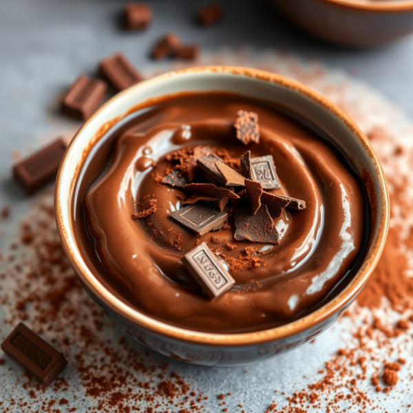 Chocolate Semolina Pudding