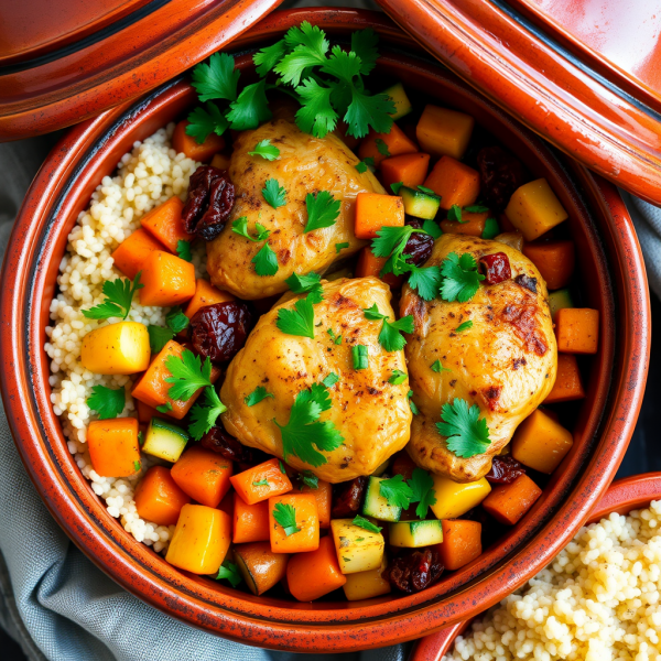 Moroccan Spiced Chicken Tagine