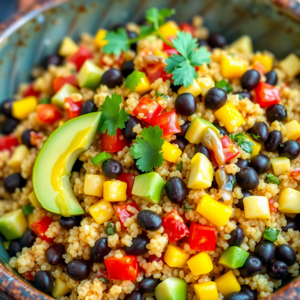 Quinoa and Black Bean Salad