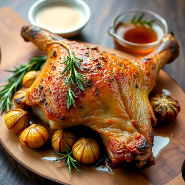 Herb-Roasted Rabbit with Garlic and Rosemary