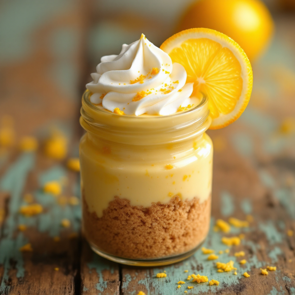 Mini Lemon Cheesecake Jar