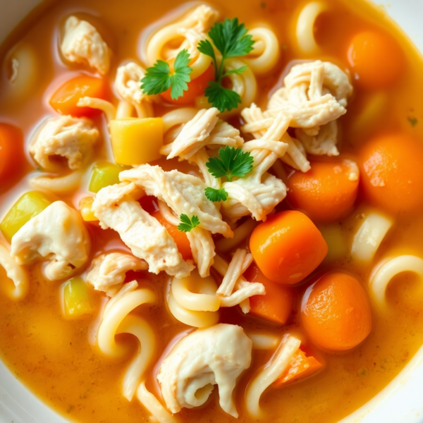 Classic American Chicken Noodle Soup