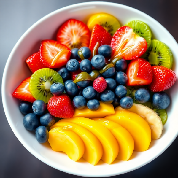 Magical Rainbow Fruit Salad