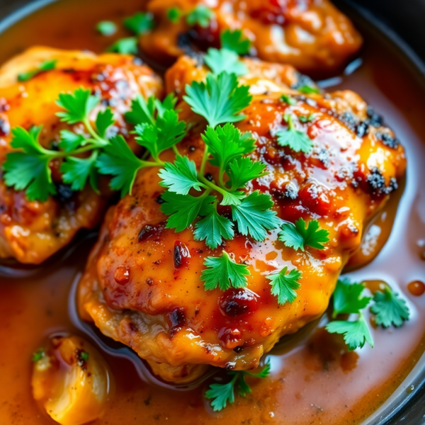 Beer-Braised Chicken Thighs