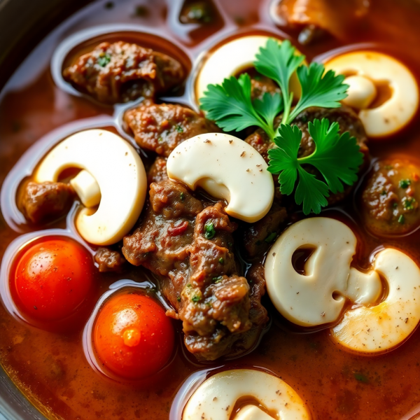 Savory Venison Brisket Stew