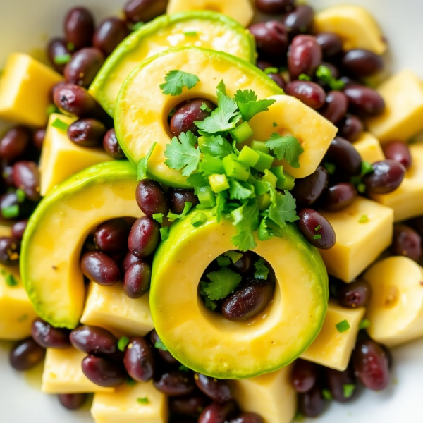 Avocado Banana Bean Salad