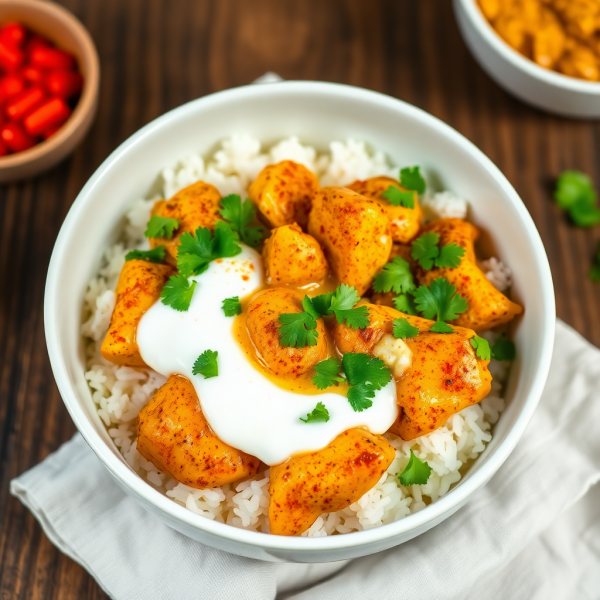 Spiced Yogurt Chicken Bowl