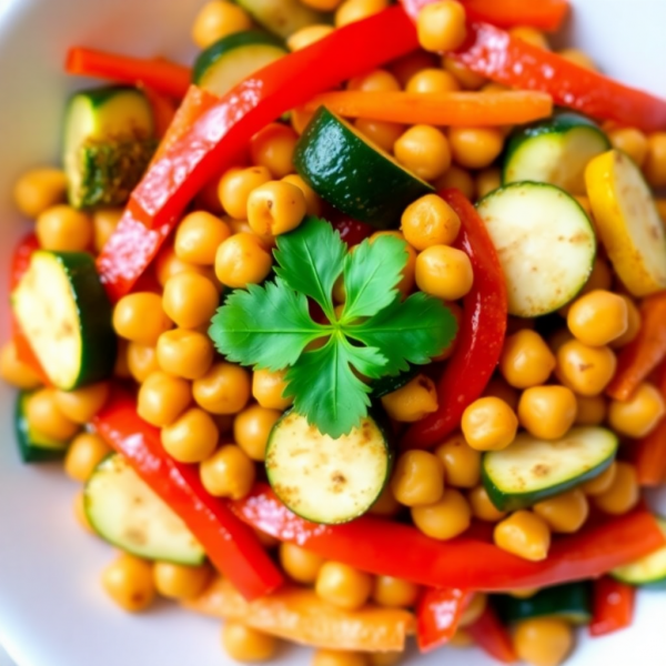 Spicy Chickpea Stir-Fry