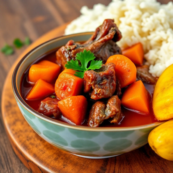 Haitian-Creole Oxtail Stew