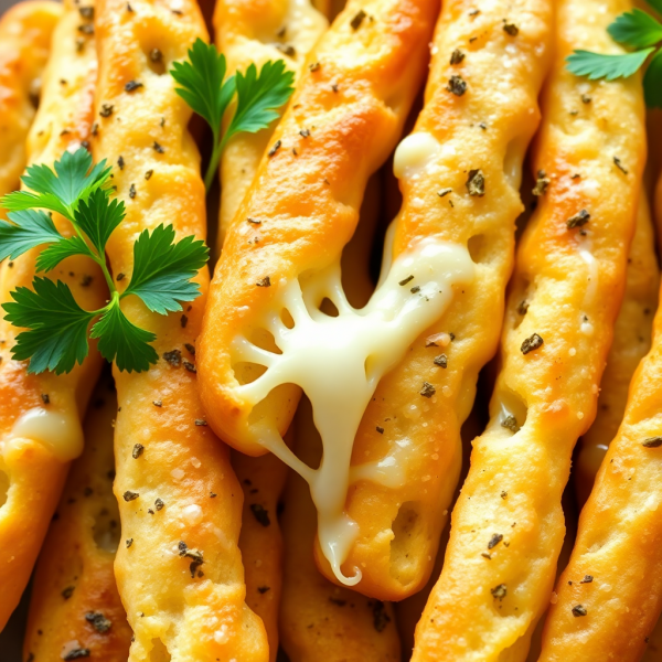 Cheesy Garlic Breadsticks