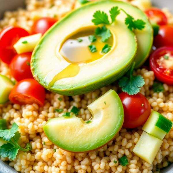 Creamy Avocado Quinoa Bowl