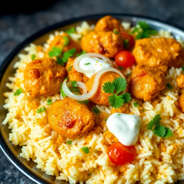 Hyderabad Chicken Biryani for One