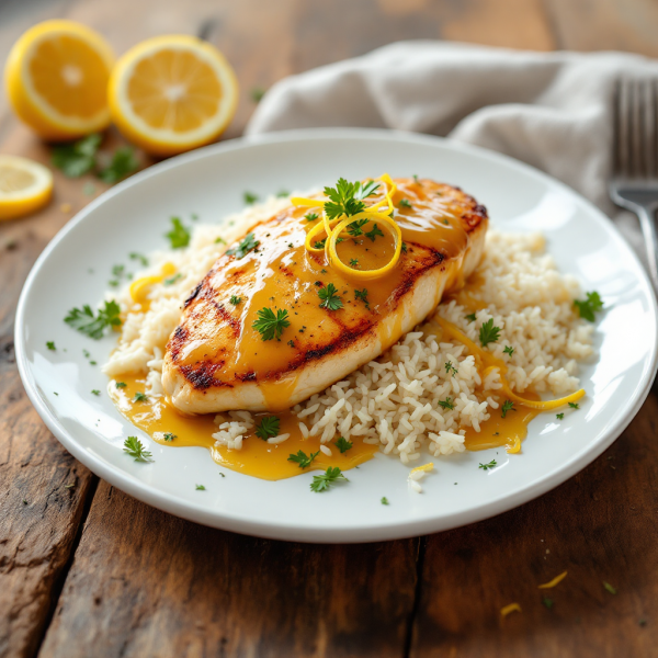 Lemon Herb Chicken and Rice