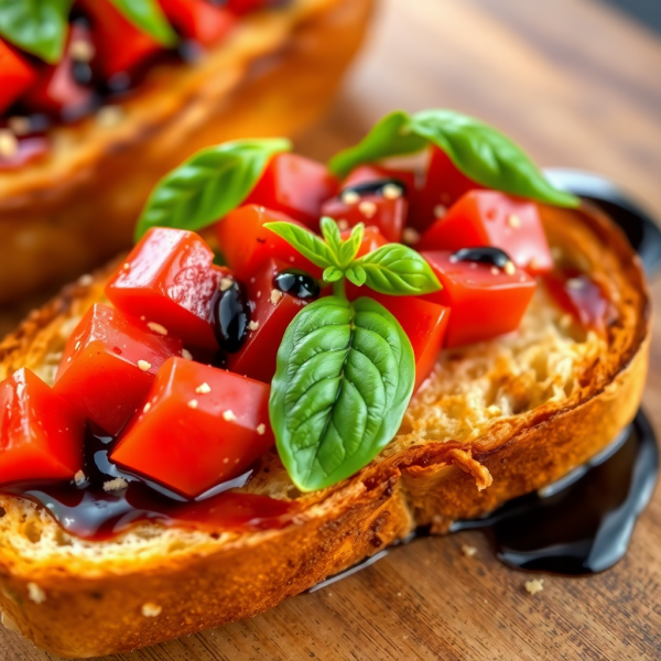 Classic Tomato Basil Bruschetta