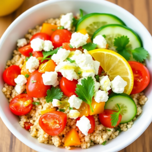 Mediterranean Quinoa Bowl