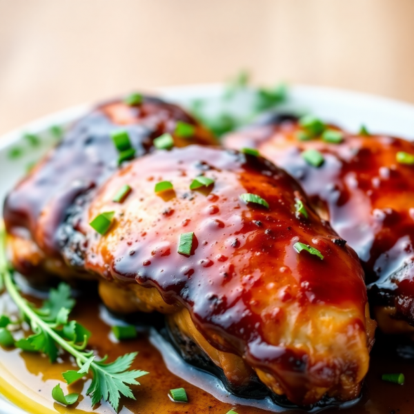 Coffee-Glazed Chicken Thighs