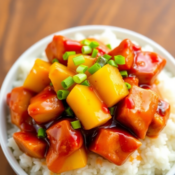 Pineapple Teriyaki Chicken Bowl