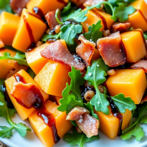 Cantaloupe and Prosciutto Salad