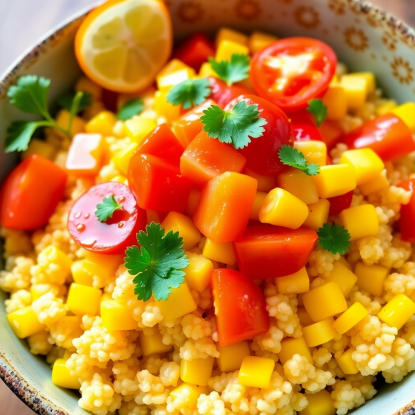 Savory Corn and Quinoa Bowl